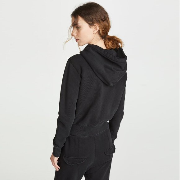 Nili lotan Callie Hoodie in Washed Black, Size XS - Picture 7 of 11